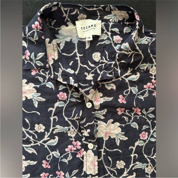 Sezane Gate blouse Cotton and silk size FR36/S - Picture 3 of 4